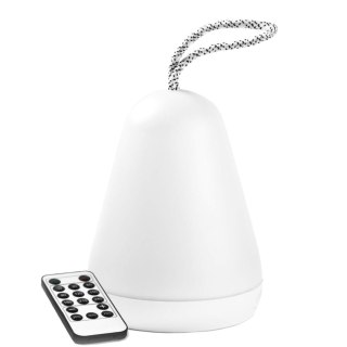 Biała lampka Latarenka z pilotem i kablem micro USB