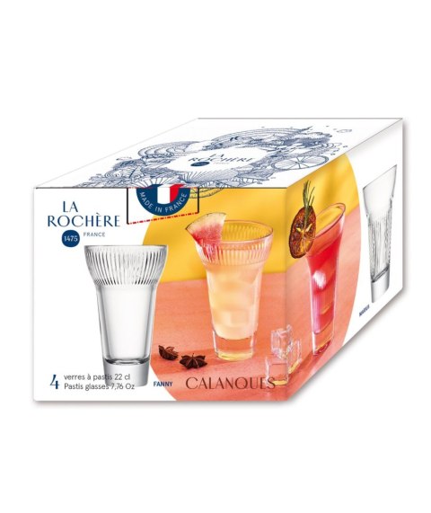 Calanques Szklanki 4 szt. 200 ml