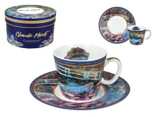 CARMANI Monet Most nad stawem — filiżanka espresso ze spodkiem 100 ml