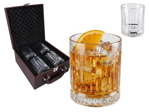 Komplet 4 szklanek do whisky — wzór 125-3002