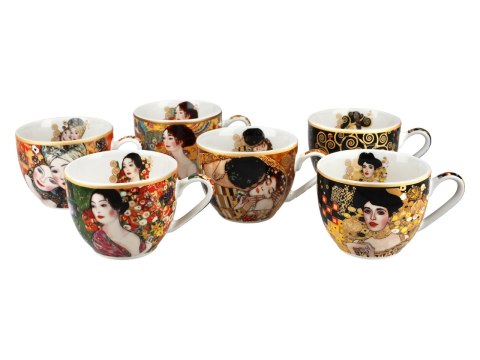CARMANI Klimt — komplet 6 filiżanek espresso 80 ml
