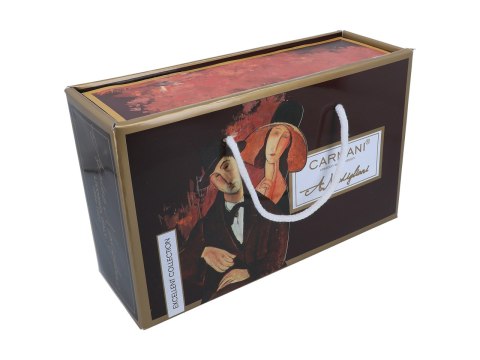CARMANI Modigliani — Kobieta w kapeluszu i Mario Varvogli, 2 filiżanki ze spodkami, 250 ml