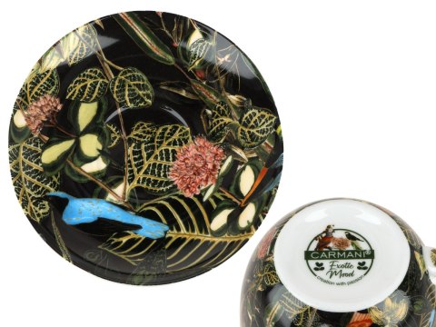 CARMANI Exotic Mood — komplet 2 filiżanek ze spodkami 220 ml, wzór 7106