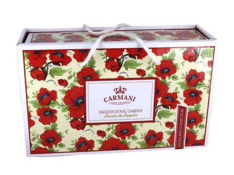 CARMANI Maki – komplet 2 filiżanek ze spodkami, 260 ml