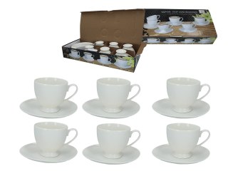 Komplet 6 filiżanek ze spodkami 200 ml — wzór 703-4633