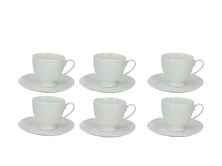 Komplet 6 filiżanek ze spodkami 200 ml — wzór 703-4633