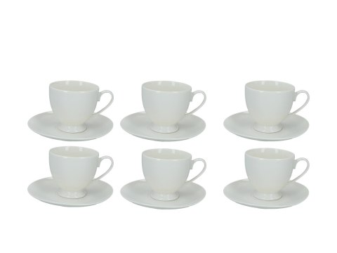Komplet 6 filiżanek ze spodkami 200 ml — wzór 703-4633