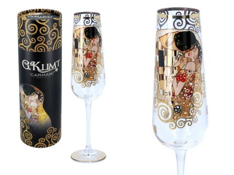 CARMANI Klimt Pocałunek — kieliszek do szampana 220 ml