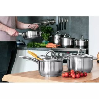 KINGHOFF KH-4448 - komplet 4 garnków z pokrywkami, 8 elementów