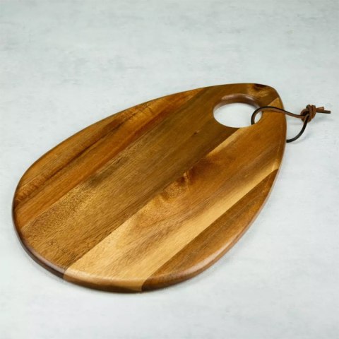 KASSEL 93601 — akacjowa deska do krojenia i serwowania 35 × 23 cm