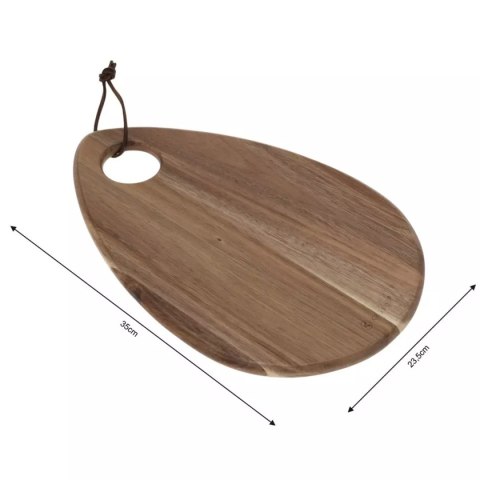 KASSEL 93601 — akacjowa deska do krojenia i serwowania 35 × 23 cm