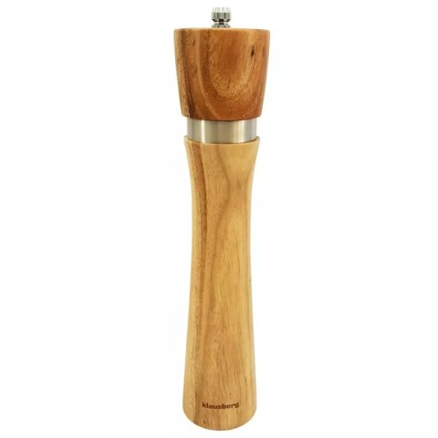 KLAUSBERG KB-7592 — akacjowy młynek do soli lub pieprzu, 25 cm