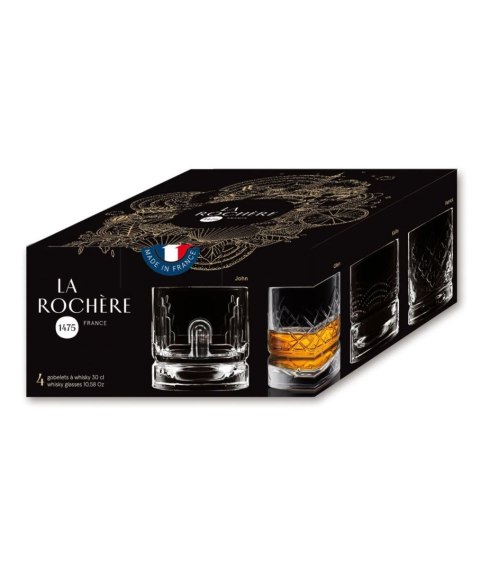 Dandy Szklanki do Whisky 4 szt. 370 ml
