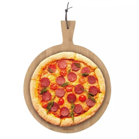 KINGHOFF KH-1674 - bambusowa deska do pizzy, 35 cm