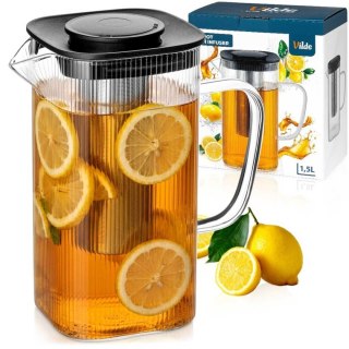 Vilde 259756 - dzbanek szklany 1,5 l z zaparzaczem