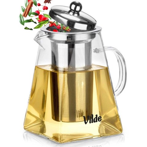 VILDE 259413 - szklany dzbanek z wyjmowanym zaparzaczem, 920 ml