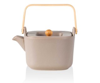 HUSLA HYGGE - ceramiczny dzbanek do herbaty 1 l, szary