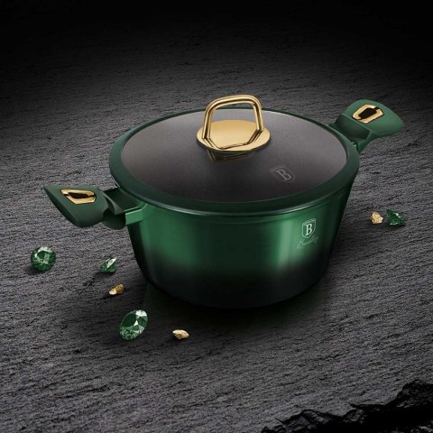 Berlinger Haus Emerald BH-6065 - komplet naczyń z powłoką tytanową, 10 elementów