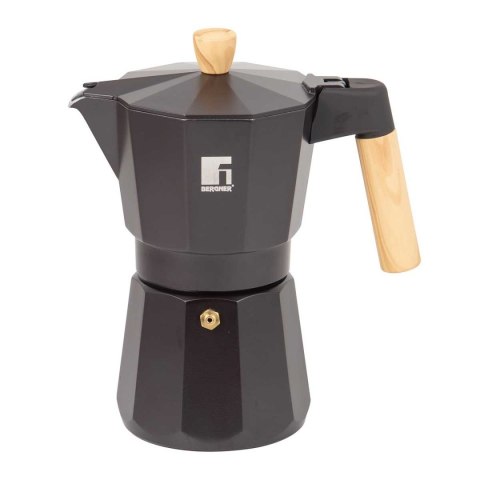 BERGNER Charcoal BG-38239 — aluminiowa kawiarka 300 ml, do indukcji