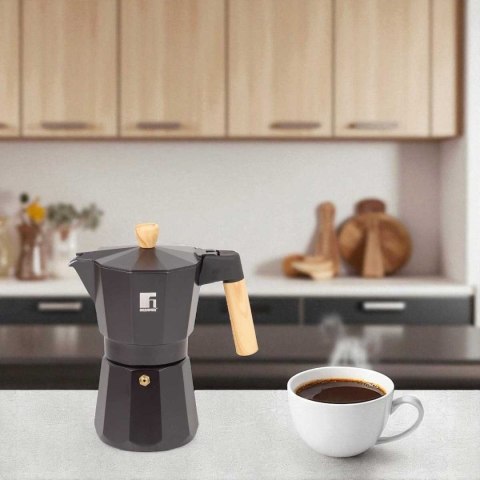 BERGNER Charcoal BG-38239 — aluminiowa kawiarka 300 ml, do indukcji