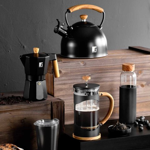 BERGNER Charcoal BG-38239 — aluminiowa kawiarka 300 ml, do indukcji
