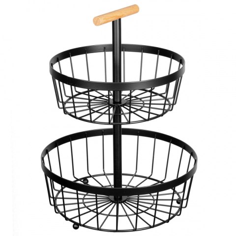 LOFT 3107 - 2-poziomowy metalowy koszyk na owoce