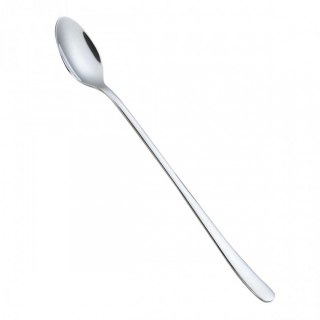 KINGHOFF KH-1340 — komplet 6 długich łyżeczek do latte i deserów, 22 cm