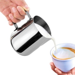 ORION 153658 - stalowy mlecznik do spieniania mleka, 580 ml