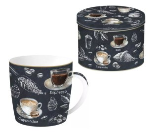 Barista Kubek Porcelanowy w Ozdobnej Puszce 350 ml