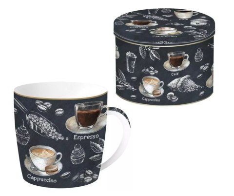 Barista Kubek Porcelanowy w Ozdobnej Puszce 350 ml
