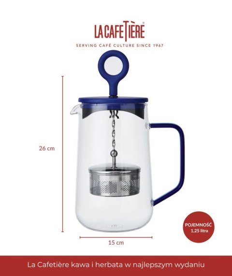 Dzbanek do herbaty La Cafetière Niebieski, 1,25 litra