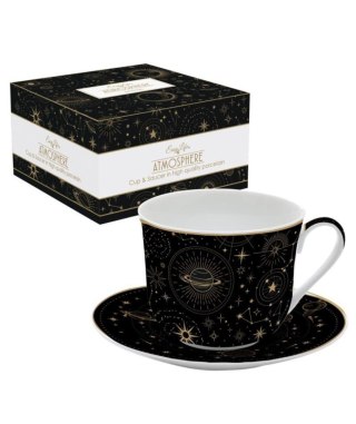 Easy Life Galaktyka — filiżanka porcelanowa ze spodkiem 400 ml