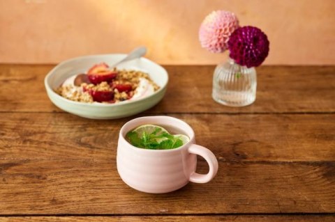 Jamie Oliver Big Love — kubek kamionkowy 375 ml, pudrowy róż