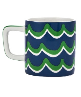 La Cafetière Ceramiczna filiżanka do espresso Cyan Tides, Niebieska, 120 ml