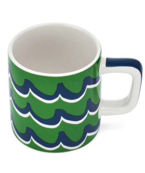 La Cafetière Ceramiczna filiżanka do espresso Cyan Tides, Zielona, 120 ml