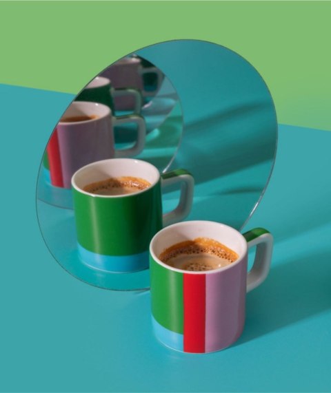 La Cafetière Utopian Lines — ceramiczna filiżanka do espresso 120 ml