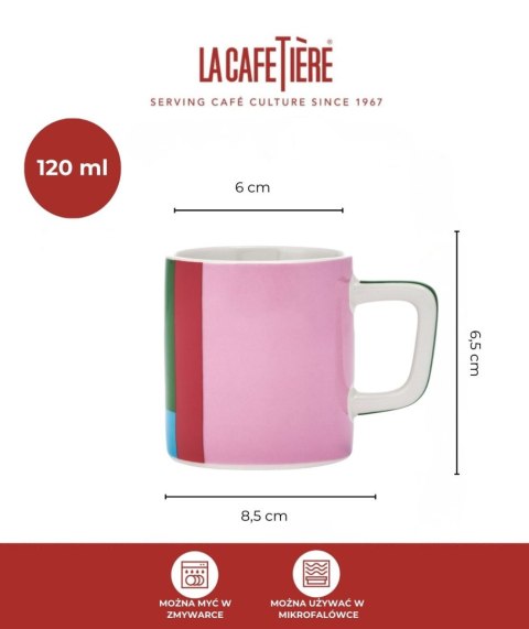 La Cafetière Utopian Lines — ceramiczna filiżanka do espresso 120 ml