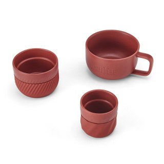 La Cafetiere Kubki do Kawy Czerwone 3 szt.