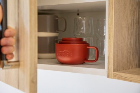 La Cafetiere Kubki do Kawy Czerwone 3 szt.