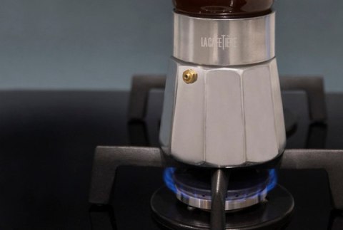 La Cafetiere Szklana Kawiarka Verona Srebrna, 290 ml