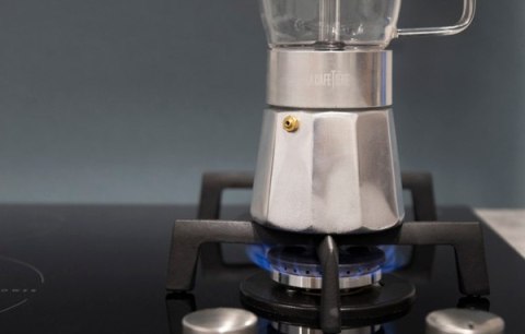 La Cafetiere Szklana Kawiarka Verona Srebrna, 290 ml