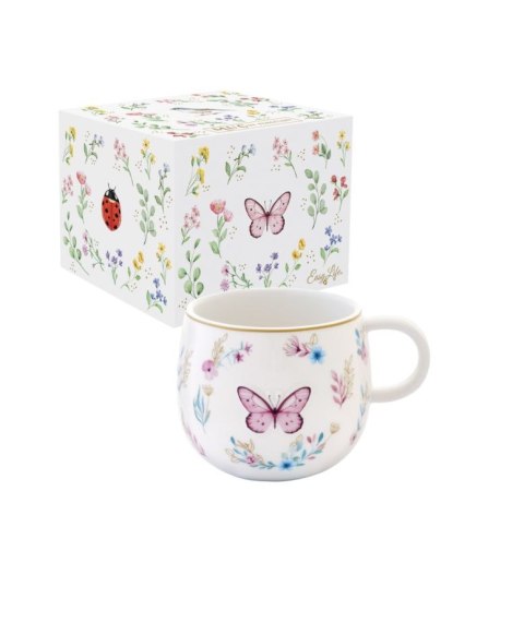 Easy Life Magiczny Ogród Motyl — kubek porcelanowy 400 ml