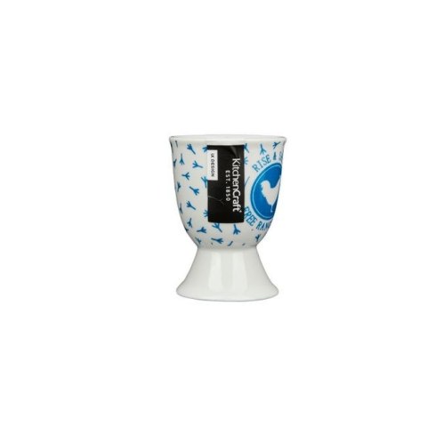 KitchenCraft Traditional Blue Hen — porcelanowy kieliszek na jajko
