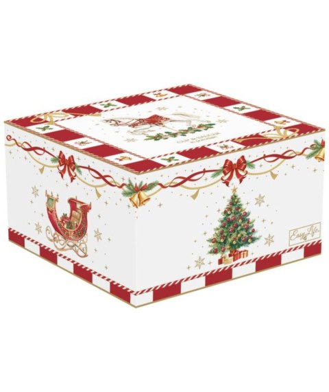 Easy Life Świąteczne opowieści — filiżanka porcelanowa ze spodkiem 200 ml