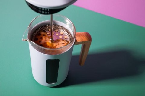 Zaparzacz do Kawy Typu French Press La Cafetière Pisa na 3 filiżanki, kolor błękitny