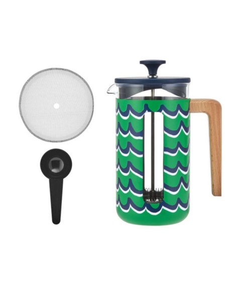Zaparzacz do Kawy Typu French Press La Cafetière Pisa na 8 filiżanek, Cyan Tides