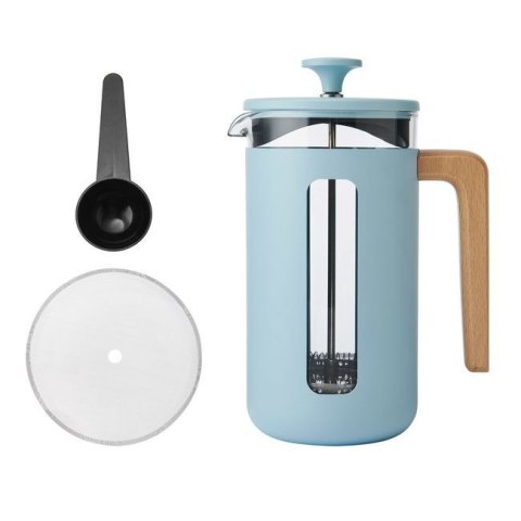 Zaparzacz do Kawy Typu French Press La Cafetière Pisa na 8 filiżanek, kolor błękitny