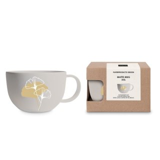 Paperproducts Design Złoty Liść — kubek porcelanowy 550 ml