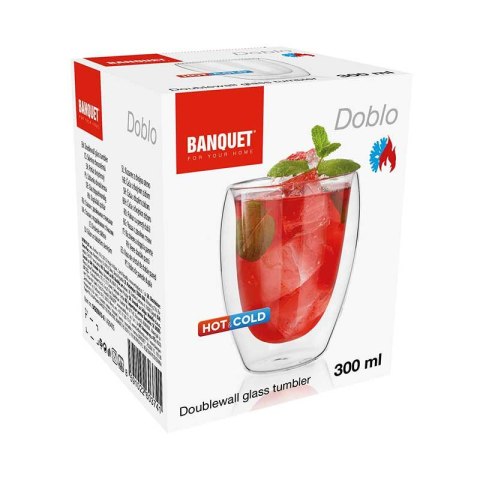 BANQUET A26405 - szklanka z podwójną ścianką, 300 ml