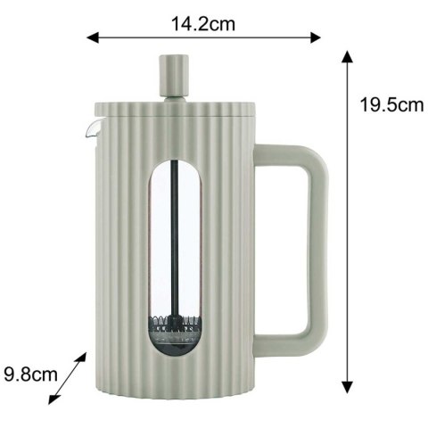 Klausberg KB-7750 – zaparzacz tłokowy 600 ml, zielony